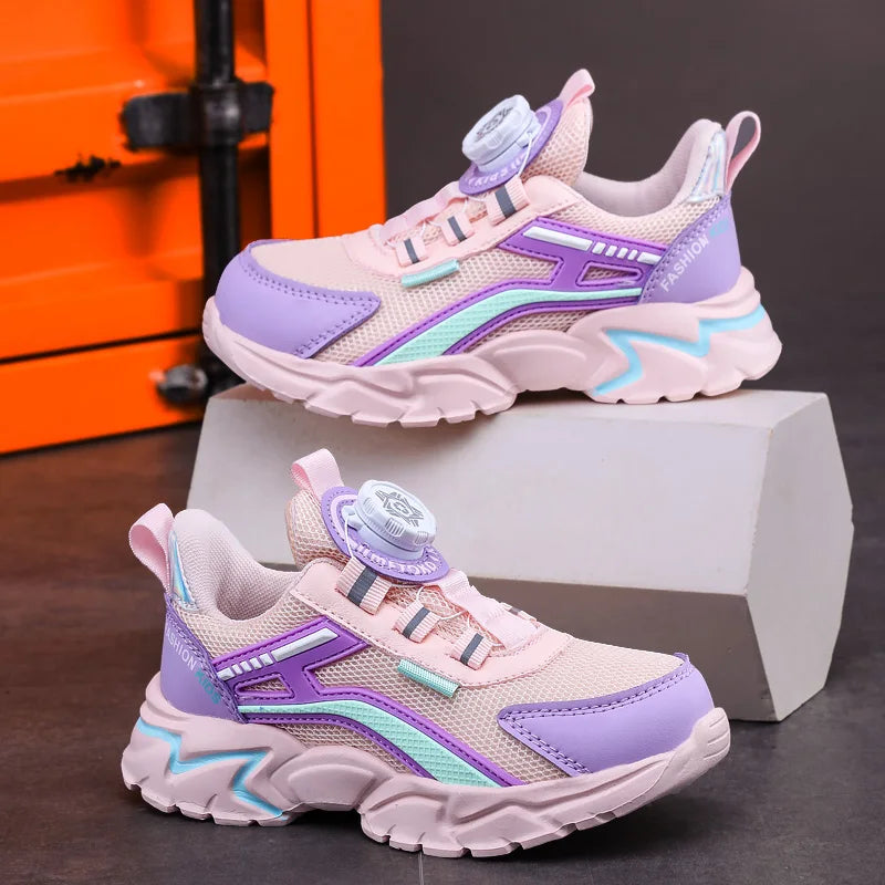 New Children Sports Shoes Boy Sneaker Black Mesh Summer Breathable Kids Casual Shoes Boy Running Tennis Running Sneaker