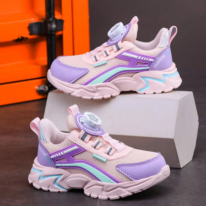 New Children Sports Shoes Boy Sneaker Black Mesh Summer Breathable Kids Casual Shoes Boy Running Tennis Running Sneaker