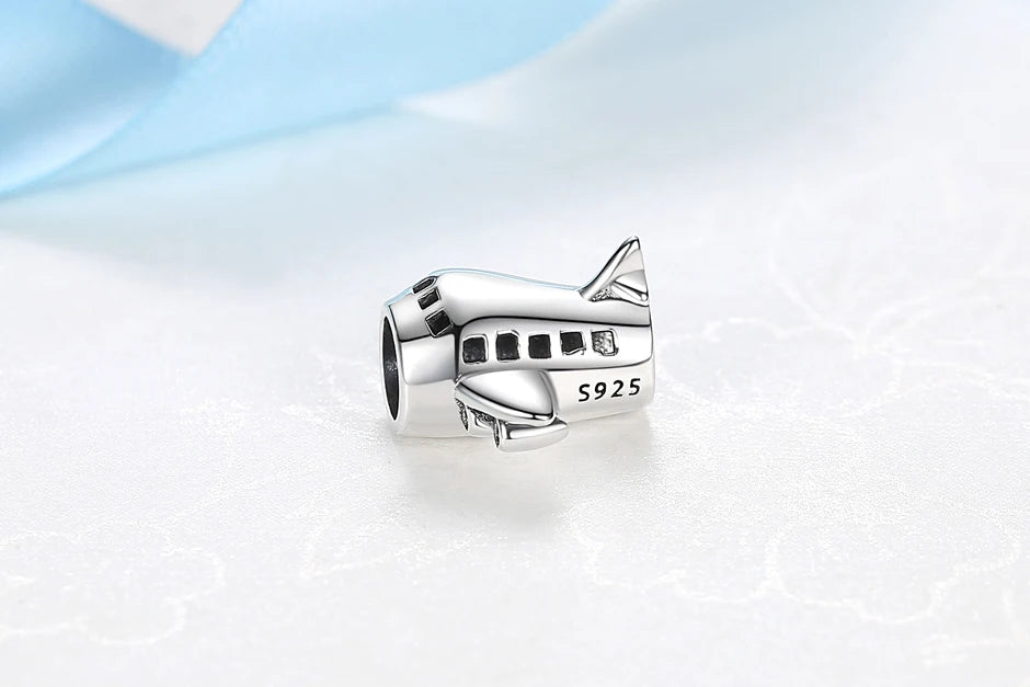 Original 925 Sterling Silver Charms Love Travel London Bus Suitcase Paris Beads Fit Brand Bracelets Necklaces Women DIY Jewelry.