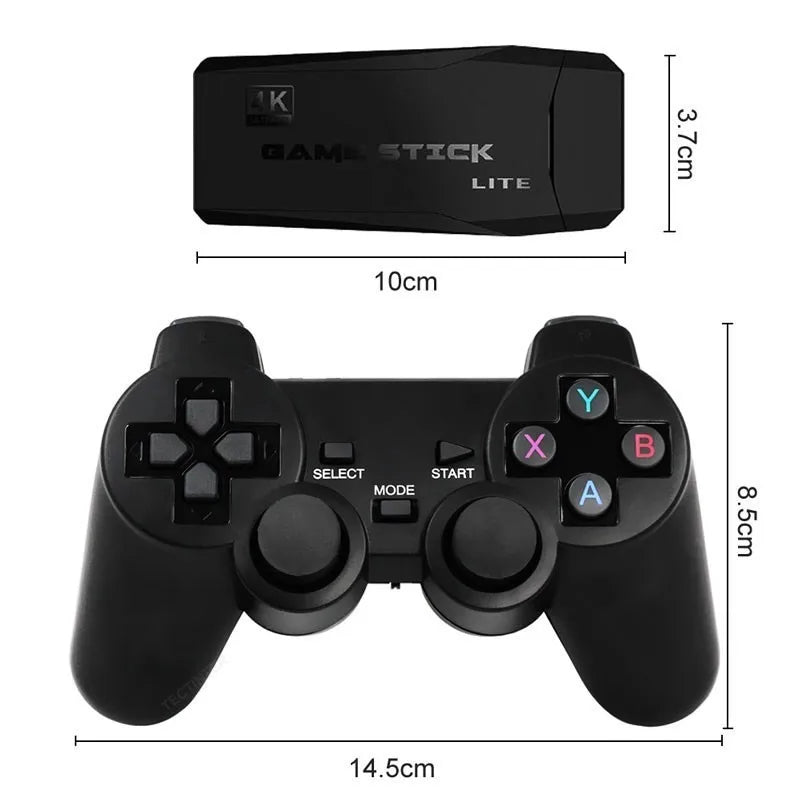 M8 4K Video Game Console Built-in 20000 Games Wireless Controller Gamepad Retro Handheld Game Player For PS1 Dropshipping
