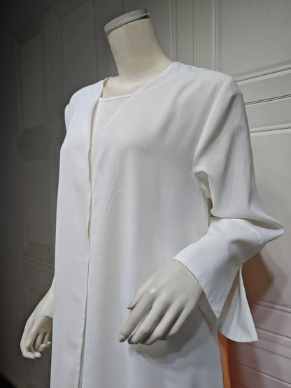 Ramadan Open Chiffon Kimono Abaya Kaftans Turkey Islam Muslim Dress Prayer Clothes Women Djellaba Kebaya Robe Femme Musulmane