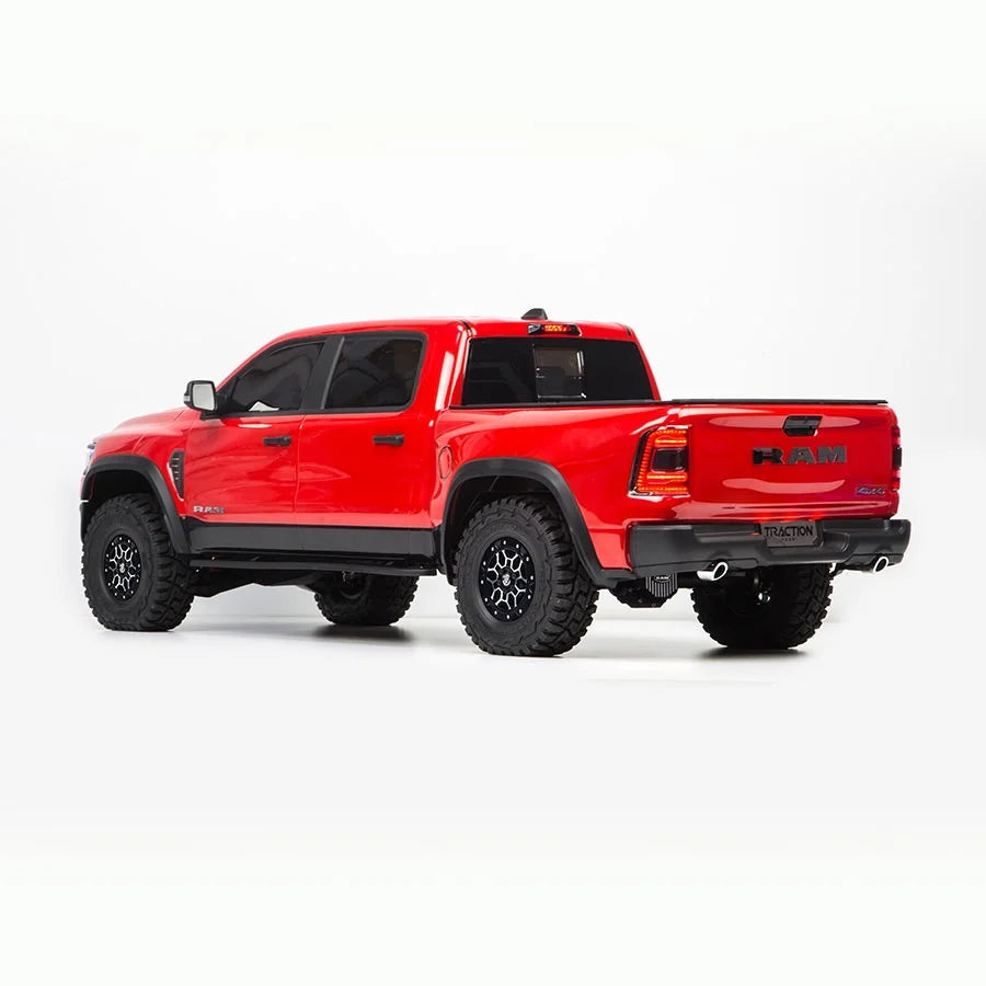 KM Thunder Dodge Tyrannosaurus RAM 1500 Simulation 1/8 Remote Control Electric 4WD Climbing Vehicle Pickup Off road Vehicle.
