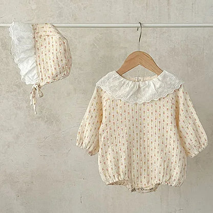 2024 neue Herbst Infant Baby Jungen Mädchen Overall + Hut Samt Einfarbig Lange SleevedNewborn Baby Mädchen Bodys Baby kleidung