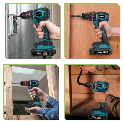 NEWBENY 80N.M 25 + 3 Drehmoment Bürstenlosen Bohrmaschine 3IN1 Akkuschrauber Holzbearbeitung Power Tool Für Makita 18V Batterie pin