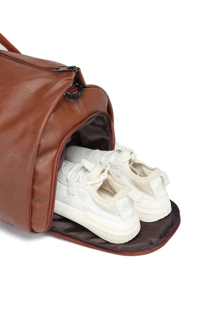 2025, neue wasserdichte Leder-Tasche mit großer Kapazität, abnehmbarer Trolley-Handtasche, Anzug, Kleidung, Reisetasche, Business, umwandelbare Gepäcktasche.