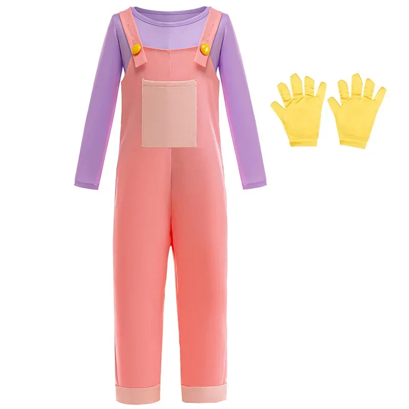 Mädchen Anime Cartoon Pomni Raghata Jax Caine Cosplay Kostüm erstaunliche digitale Zirkus Cosplay Clown Kind Overall Jungen Halloween Anzug