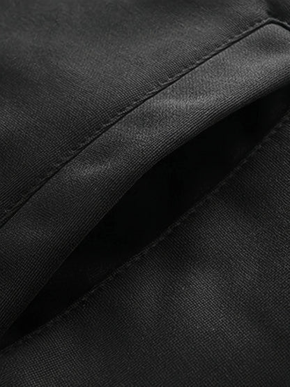 Men's winter thickened  jacket with hood for outdoor sports Suit leisure running fitness warmth two-piece set.