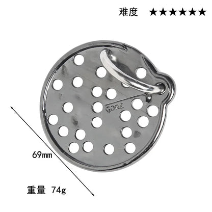 Alloy Metal Unlocking Toys Brain Teaser Metal Puzzle Toys Children Adult Funny Gift IQ Challenge Game