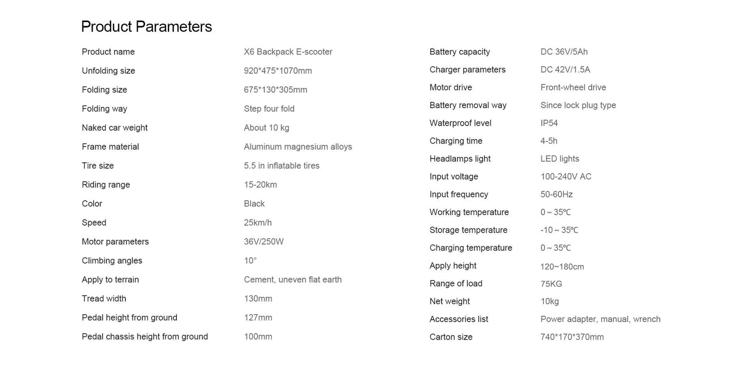 HX X6 7.5AH electric scooter e scooters 350W 25KM/H Foldable Electric Kick Scooter Scooters 5.5 Inch APP Smart adult Escooter