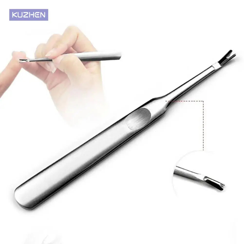 High Quality Stainless Steel Cuticle Pusher Trimmer Remover Pedicure Manicure Nail Art Tools.
