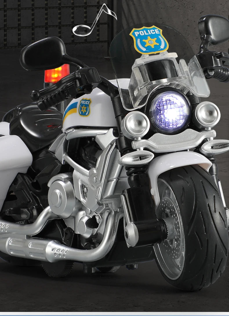 1:12 Sound Light Motorcycle Alloy+Plastic Moto Car Model Diecast Play Vehicles Decoration Collection Boy Toys For Children Gift.