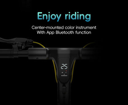 OOTD S10 E-Scooter 1400W Motor 48V20AH Battery City Off-Road Electric Scooter Adult 10-Inch Road Tires Foldable EScooters.