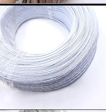 2 Pin Wire Electric Copper Cable 28 26 24 22 20 18 16 AWG LED Strip Lamp Lighting Cable PVC Extend Cord White Black Red UL2468