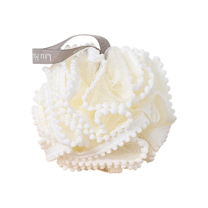 Weiche Mesh Bad Schwamm Bälle Haut Reinigung Pinsel Dusche Puff Körper Reiniger Peeling Wäscher Bad Blume Bade Zubehör