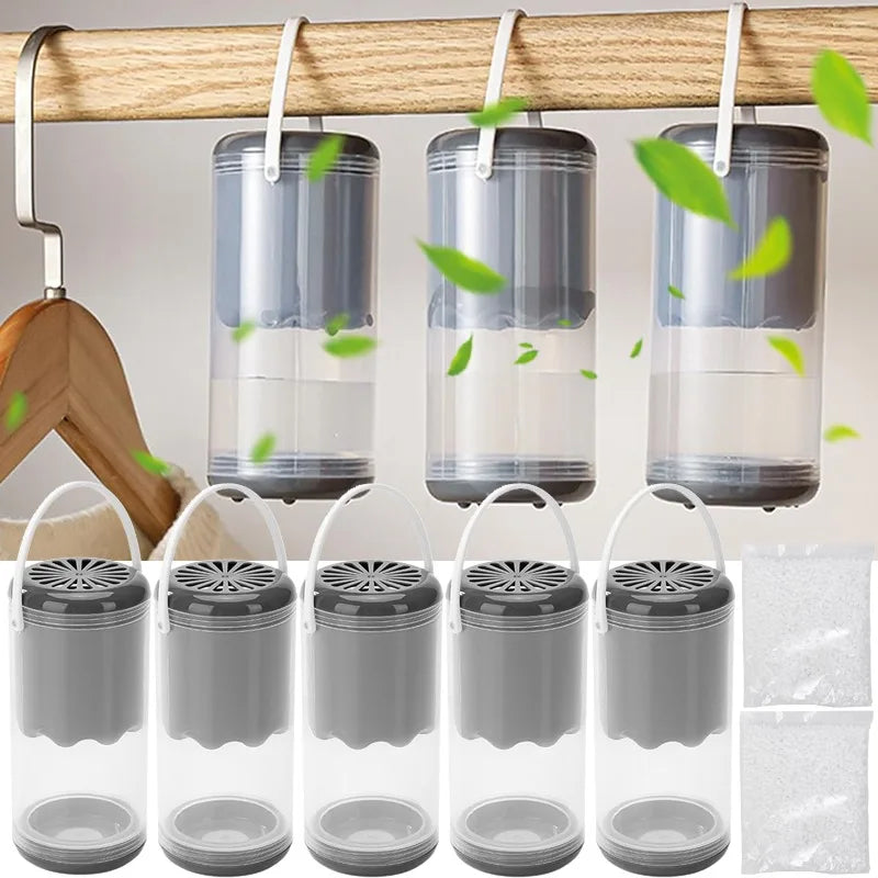 Moisture Absorber Closet Dehumidifiers Hanging Box with Desiccant Wardrobe Moldproof Moisture-proof Dehumidification Dry Box.