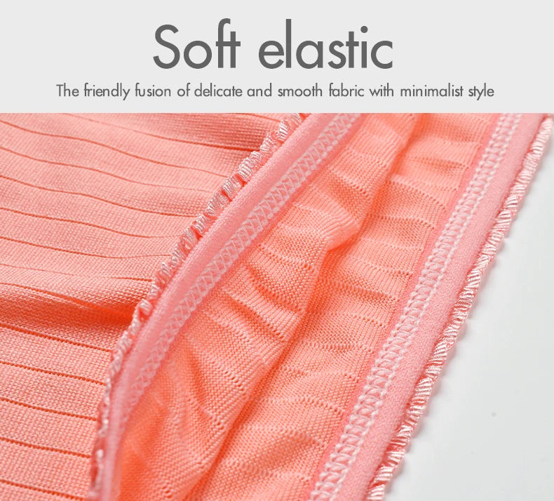 8pcs/lot Women Panties Milk Silk Girls Plus Size Underwear High Waist Briefs Breathable Solid Color Female Lingerie 38-100KG.