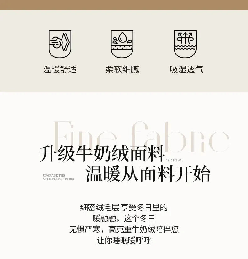 2024 new matte thin strip shell edge winter bed four-piece set milk fleece coral fleece thickened warm bed sheet quilt cover.