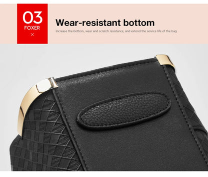 FOXER Brand Genuine Leather Handbag Winter Women Original Design Shoulder Bag Luxury Tote Large Capacity Lady Bag Chrismas Gift.