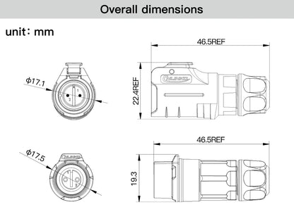 CNLINKO LP12 2~8 Pin Circular Connector with 1 Meter Cable Assemblies IP68 Waterproof Outdoor Industrial Electrical Connector.