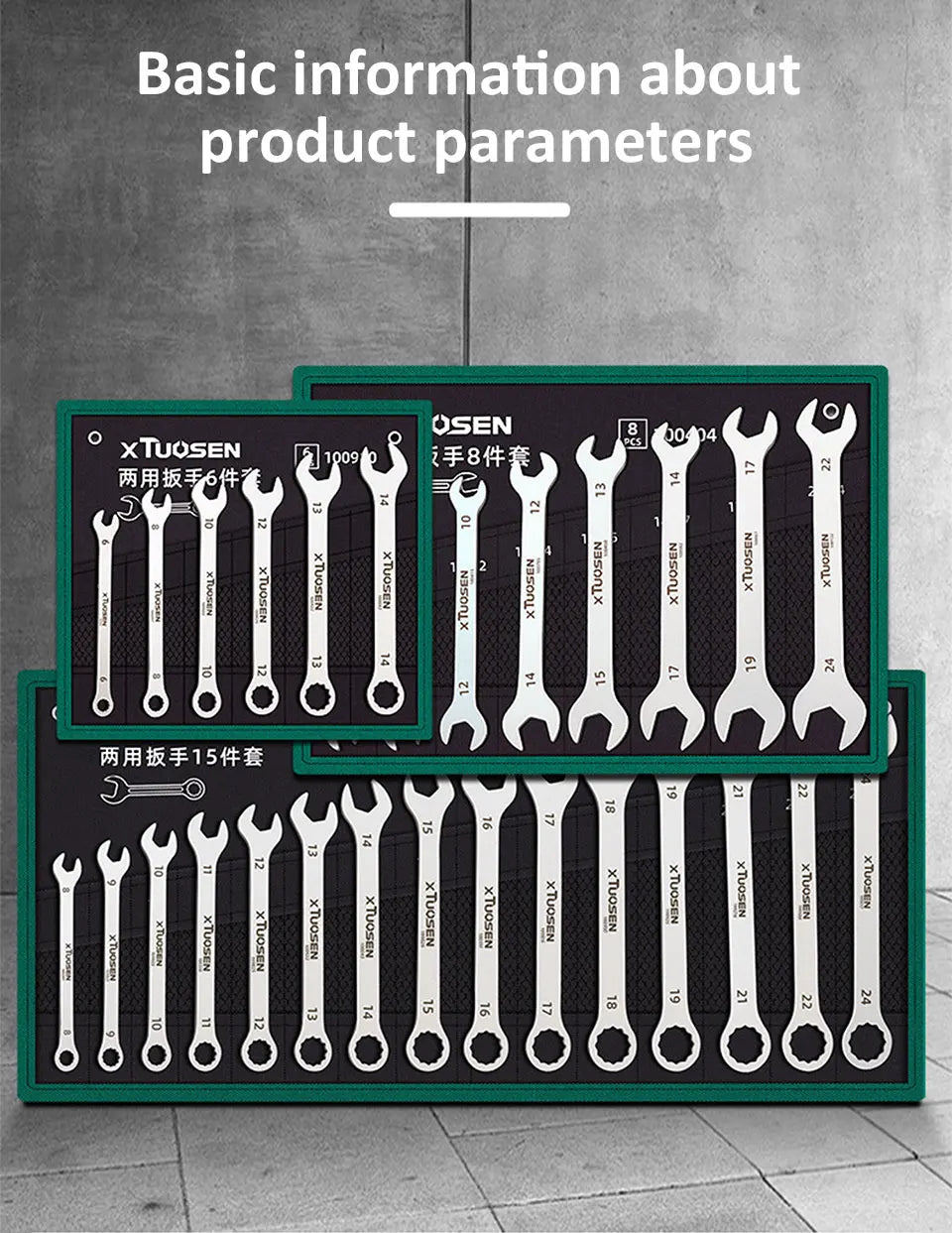 Ultradünner Schraubenschlüssel-Satz mit offenem Ende, 6–27 mm, Pflaumenschlüssel-Kombination, universelles Ratschenschlüssel-Set mit zwei Köpfen, Auto-Reparaturwerkzeuge
