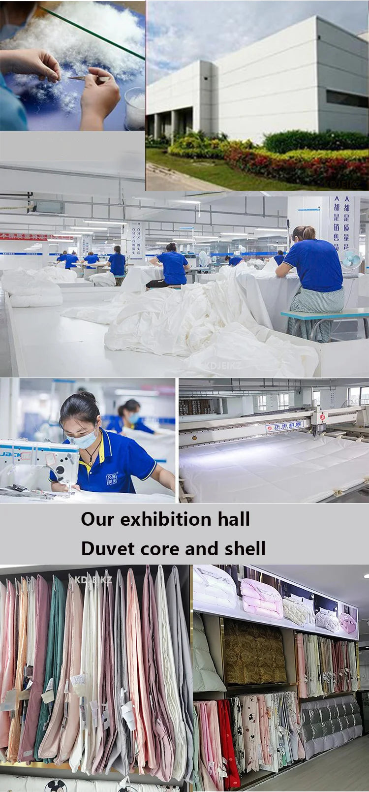 KDJEIKZ  Winter Cotton Goose Down Quilt Five-Star Hotel Duvet Super Soft Fluffy Queen King Full Size Four Seasons Duvets Blanket.