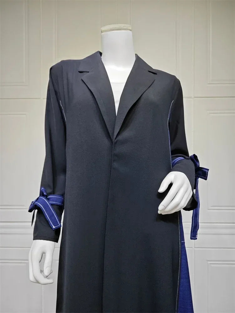 Ramadan Eid Open Muslim Kimono Abaya Damen Dubai Luxury Kebaya Prayer Clothes Abayas For Women Arabic Kaftan Dress Islam Robe.