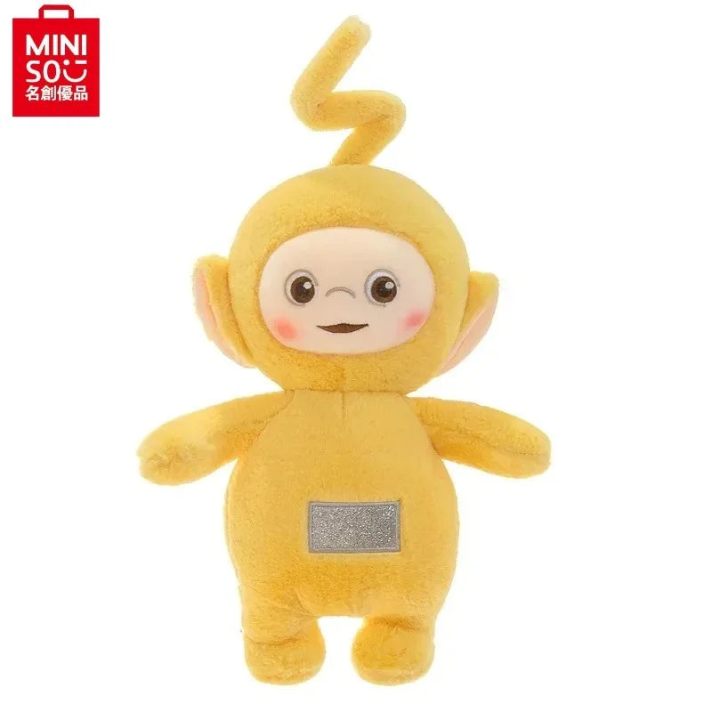 MINISO Teletubbies cartoon doll plush toy soothing doll receiver cute doll decoration boy and girl birthday Halloween gift..
