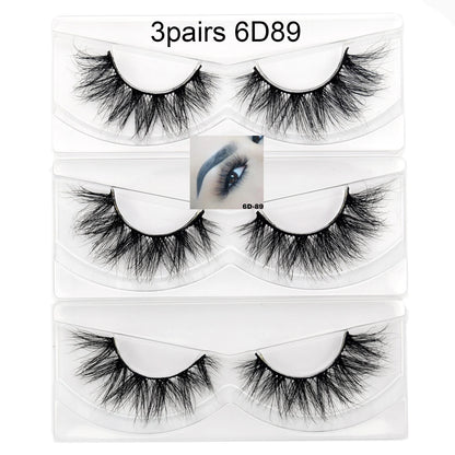 Visofree Eyelashes 3D Mink Lashes High Volume Handmade Mink False Eyelashes Thick Full Strip Lashes Cruelty Free cilios posticos