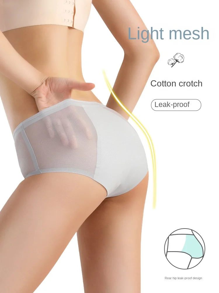 Menstrual Panties for Women Leak Proof Briefs Cotton Lingerie Absorbency Comfortable Physiological Underwear Period Underpants.