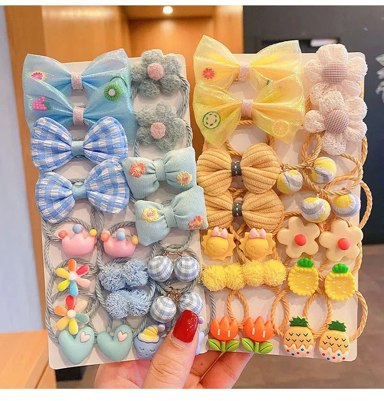 Flower Bow Tie Leather Band Headband Sweet Hair Accessories Baby Does Not Hurt Hair Lovely Headwear Hair Loop.