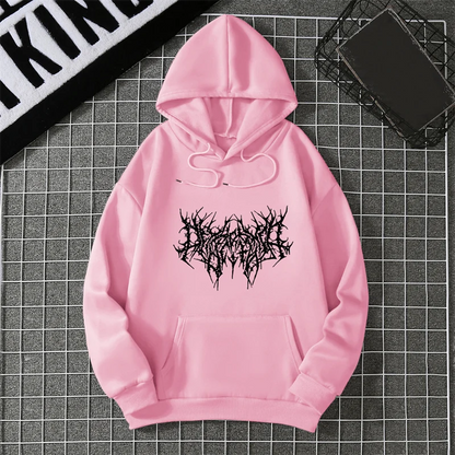 2025 Winter New Women's Hoodie High Street Unisex style Double Pockets Sweatshirts Outerwear Plus-Size Women's Clothing CYXX245.