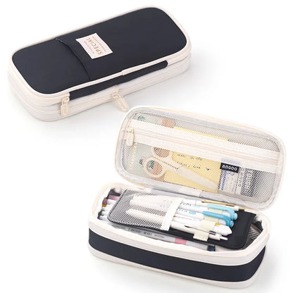 Kreatives Federmäppchen, großes Fassungsvermögen, doppellagig, CPC-Zertifizierung, sicheres Material, Schultasche, Schreibwaren für Mädchen