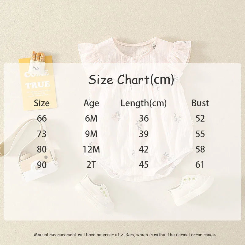 Säuglings kinder Baby Mädchen Kleidung Blumen overall Sommer coole Baumwolle Leinen ärmellose Babe Bodysuit Sonnen anzug Outfits für Neugeborene.