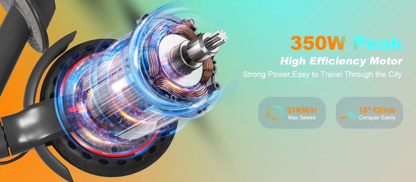 AOVOPRO TX01/365GO Electric Scooter 2025 New Design 350W Super Power Folding Dual Brake Electric Scooter 31KM/H 5-28KM Range