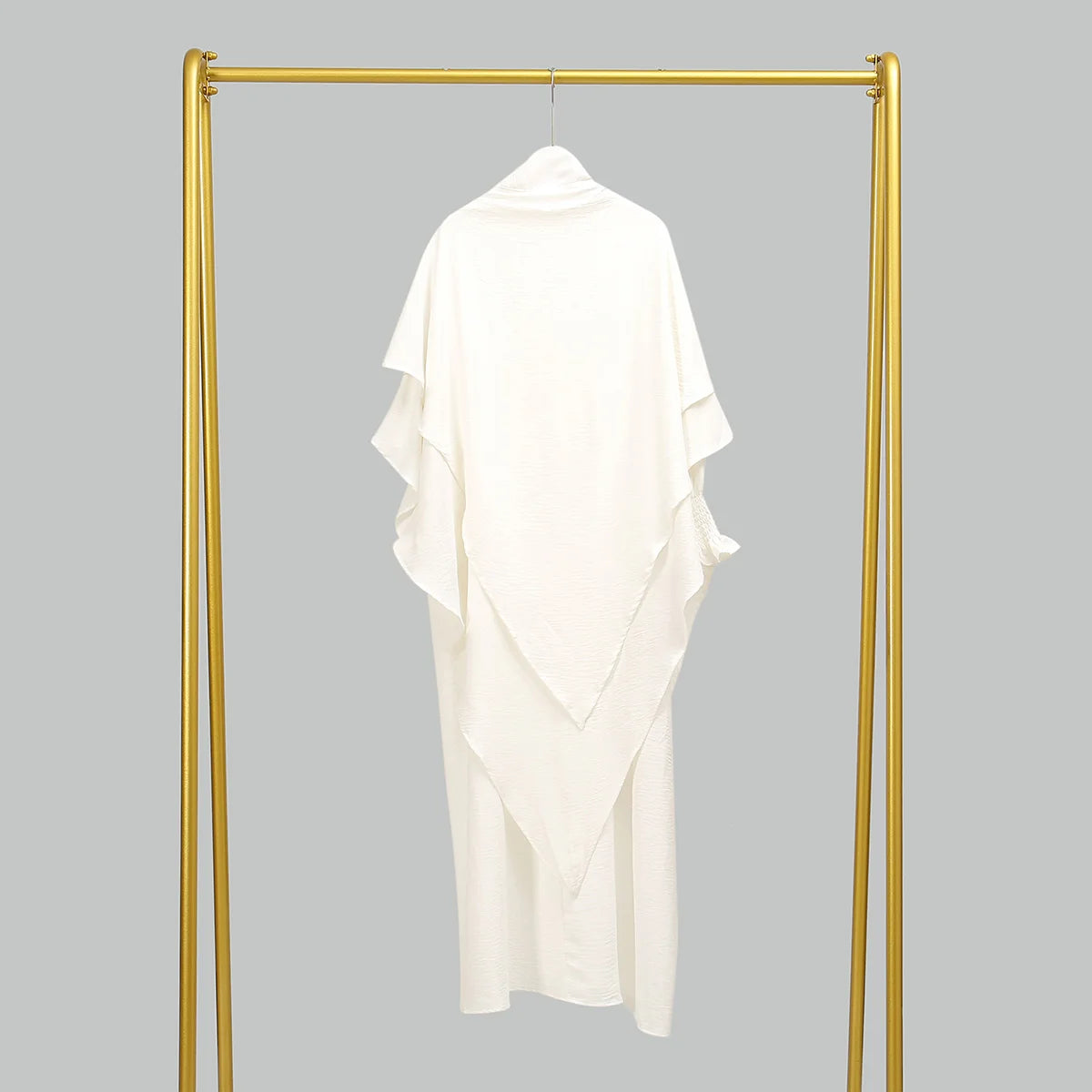 Two Piece Jilbab Prayer Set Abaya for Woman Batwing Hijab Dress Muslim Kimono Kaftan Robe Long Khimar Islam Cloth Jilbab Ramadan.