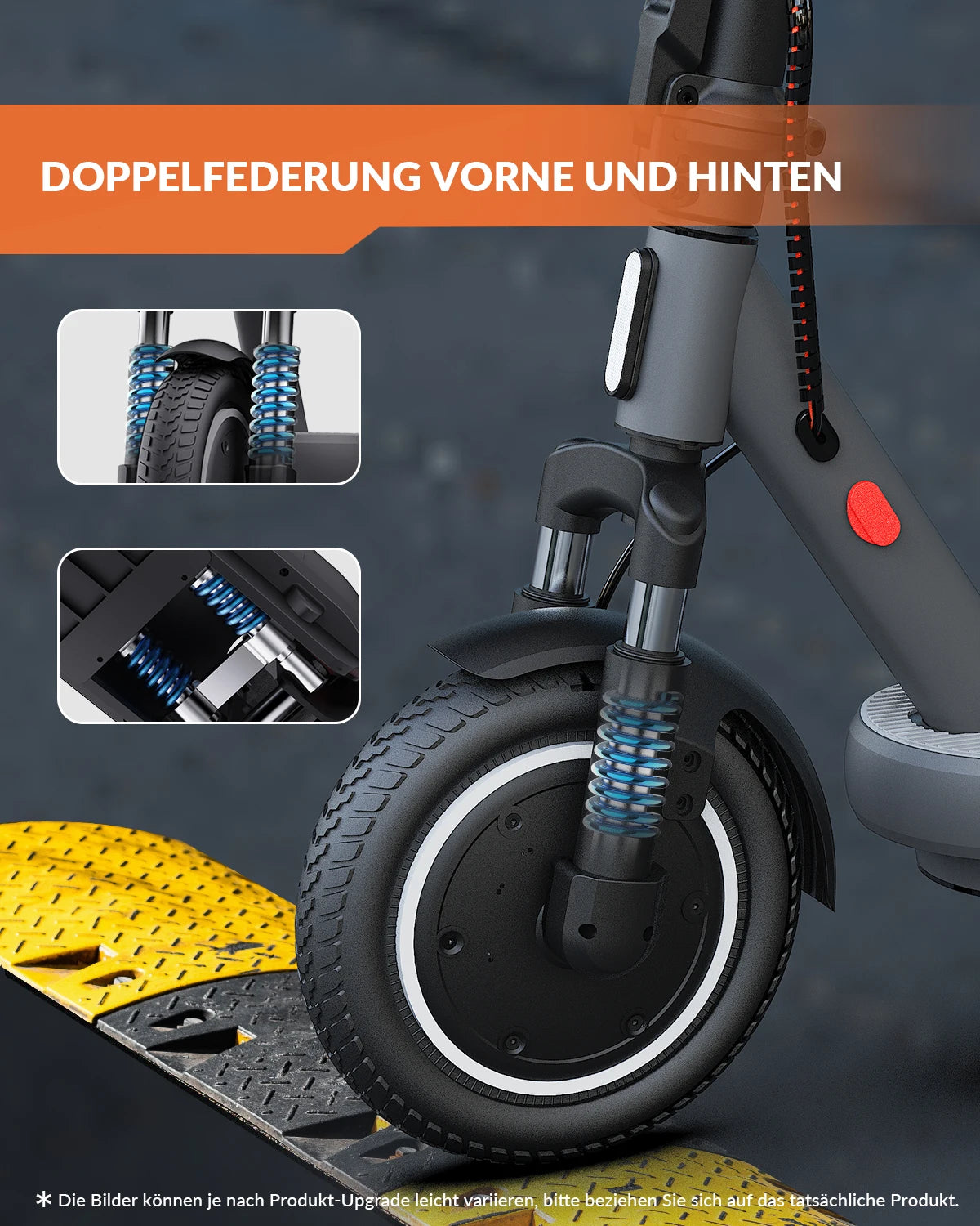 5TH WHEEL ES14 ABE Adult E-Scooter 400W Motor 48V 7.5AH  City Electric Scooter 10" Solid Tires Foldable Electric Scooter.