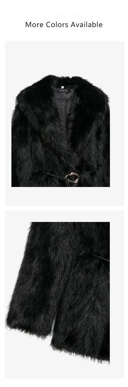 Frauen Gürtel Dekoration Kragen Einfarbig Medium Lange Mantel Herbst/Winter Neue Lange Hülse Lose Mantel