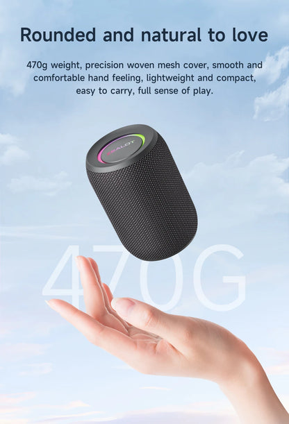 Zealot-S32PRO Powerful Bluetooth Speaker, Bass Wireless, LED Light, Outdoor Speakers, Subwoofer, Waterproof Sound Box Support.