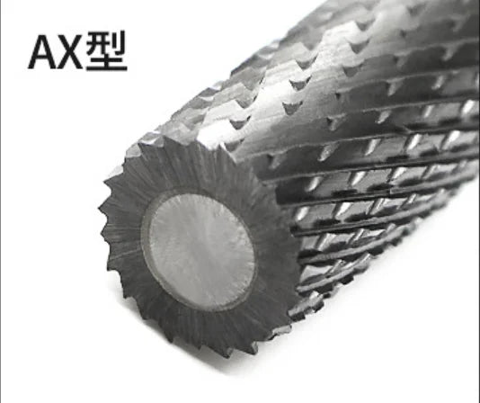 Hartmetallfräser, Wolframstahl-Schleifkopf, zylindrisch 6 mm, AE AX AX Metallfräser