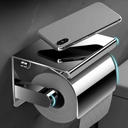 Papierhandtuchhalter aus Edelstahl ohne Stanzen, wandmontierter Küchenrollenhalter, Toilettenpapierhalter, Badezimmer-Handtuchhalter