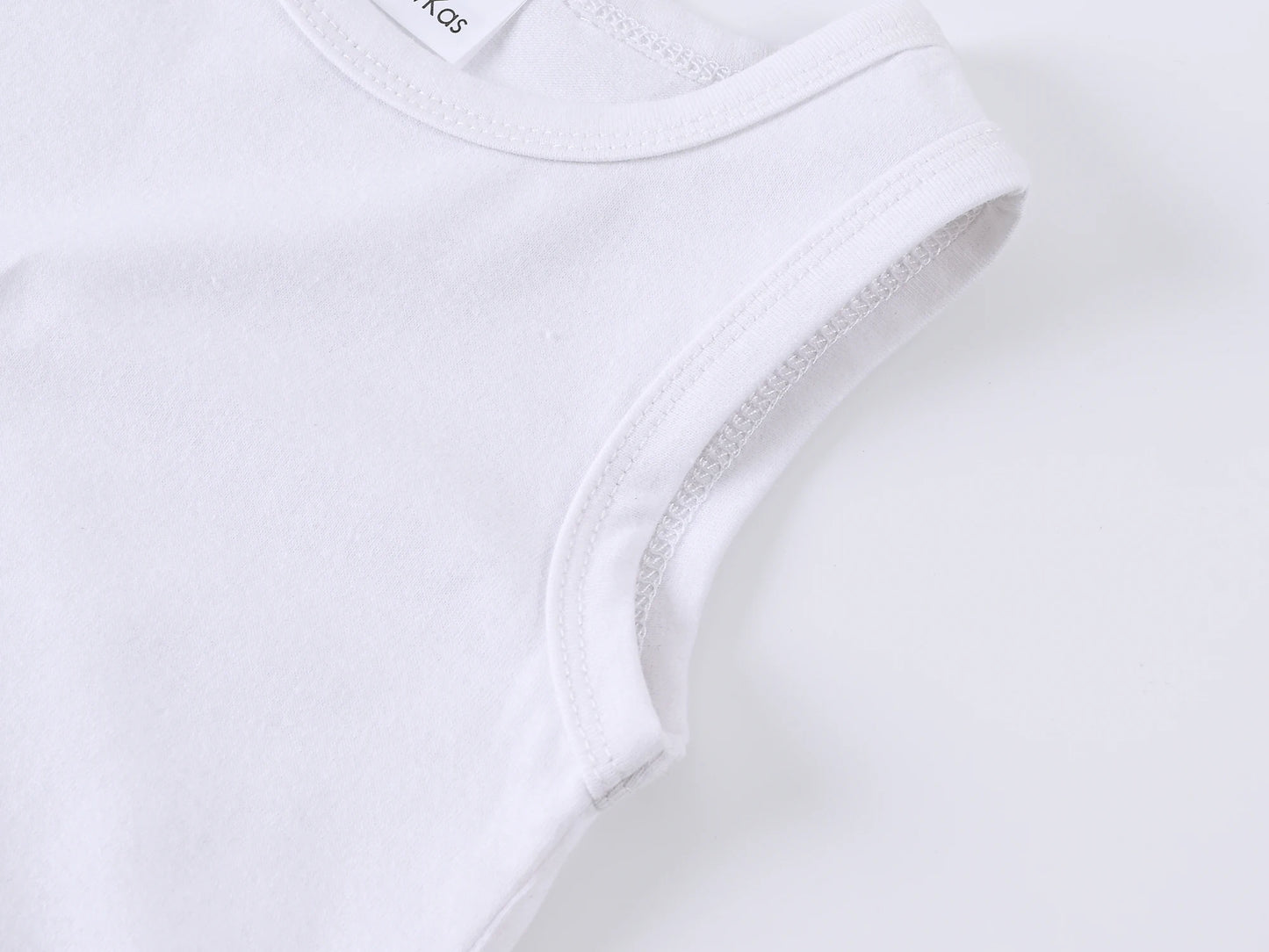 2025 Kleinkind Baby Mädchen Jungen Body 100 % Baumwolle 1 Stück 2 Stück 3 Stück Sling Weste Design Neugeborene Kleidung.