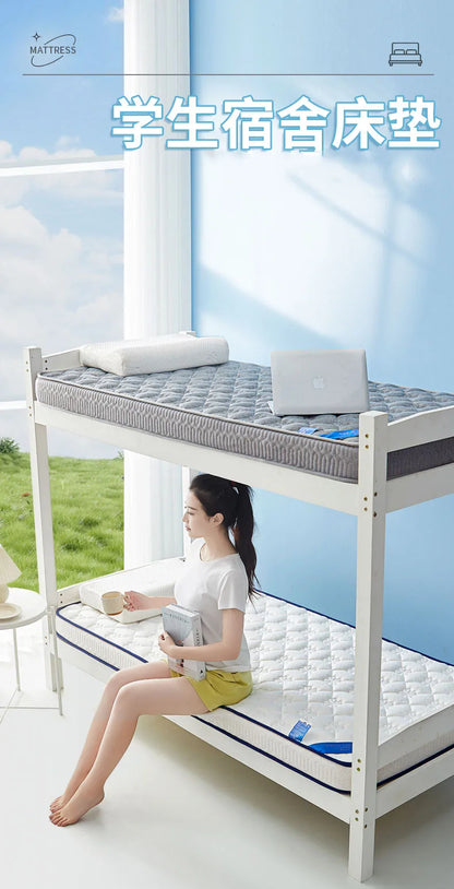 Latexmatratze für Studentenwohnheime, Einzelkissen, 90 x 190 cm, Universitäts-Etagenbettvermietung, spezielles 1,2 m langes Kissen