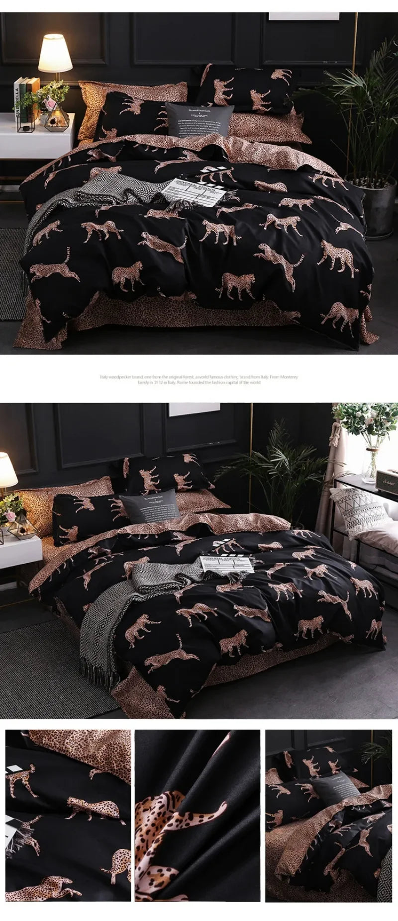 3pcs Couple Duvet Cover with Pillow Case Nordic Comforter Bedding Set Quilt Cover Queen/King Double or Single Bed.