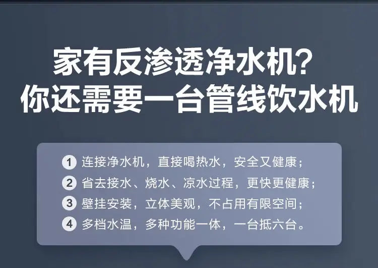 Supor reverse osmosis water purifier household direct drinking RO tap water filter kitchen water purifier genuine PR40