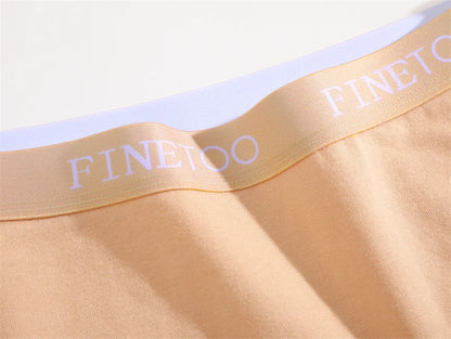 FINETOO 3Pcs Cotton Letter Belt Underwear Women's Panties Sexy Breathable Low Waist Briefs Female Stretch Comfortable Lingerie