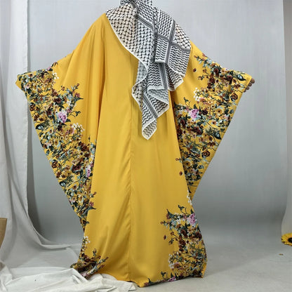 Ramadan Plus Size Abaya Damen Dubai Luxury Islam Arabic Women Muslim Maxi Dresses Clothing Kebaya Kaftan Robe Femme Musulmane