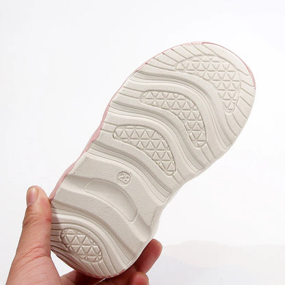 Girls Flowers Sports Shoes Children Princess Embroidered Running Shoes Air Mesh Girls Casual Sneakers Summer 2025 New