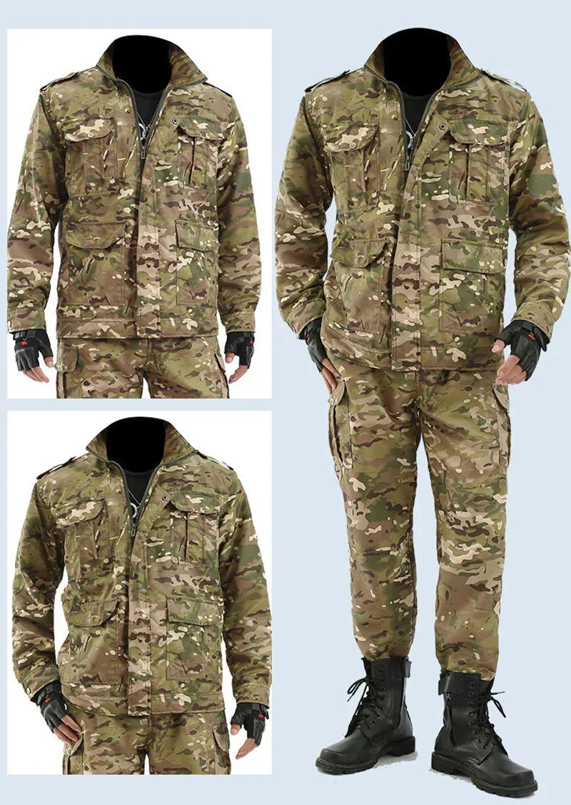Schwarzer Python-Muster, verschleißfester Overall, Arbeitsversicherungstuch, Uniform, weicher Trainingsanzug für Herren, Outdoor-Anzug.