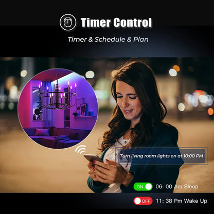 Smart WiFi Zigbee LED Glühbirne Dimmbar E27 E14 GU10 RGBCW 3000-6000K LED Kerze Lampe Für Ewelink APP Alexa Google Hause Yandex.