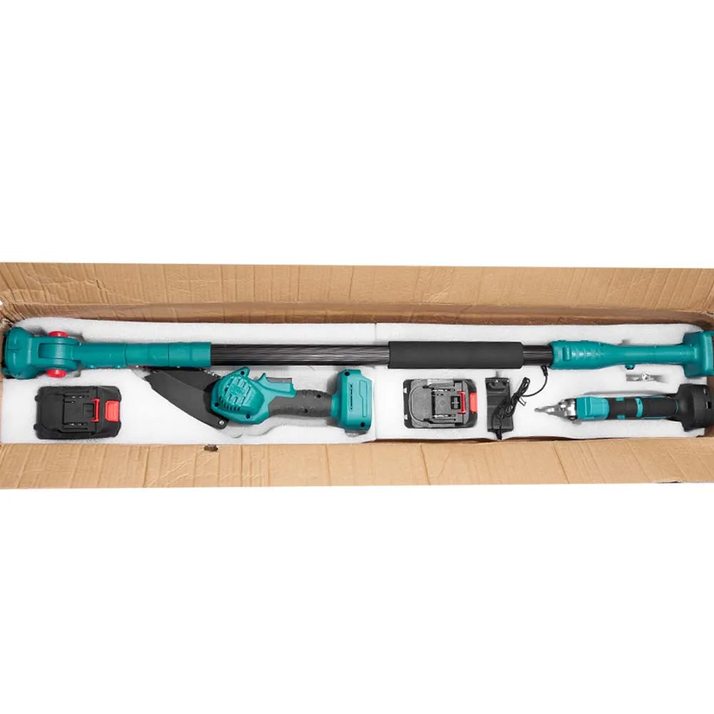 ONEVAN 3500 W Bürstenlose Teleskopstange Elektrische Kettensäge 3-IN-1 Hohe Zweig Schere Garten Beschneiden Werkzeug für ONEVAN 18 V Batterie